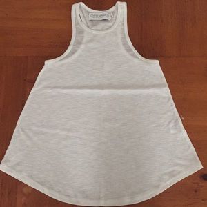 White comfy workout/going out tank top!